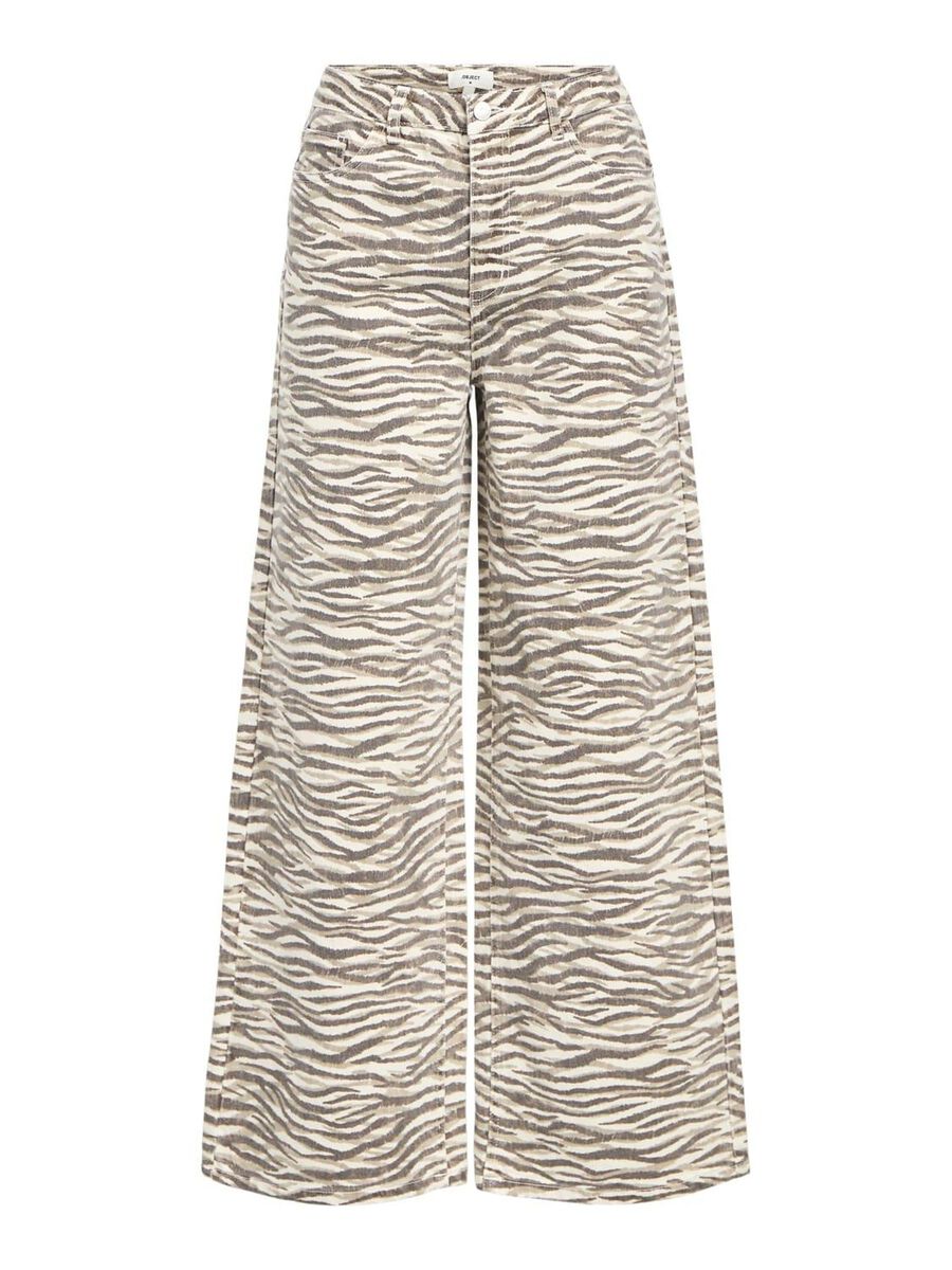 OBJECT PRINTED WIDE FIT JEANS, Sandshell, highres - 23046978_Sandshell_1215488_001.jpg
