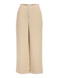 Product image thumbnail - MID WAIST WIDE-LEG TROUSERS, Humus | 1