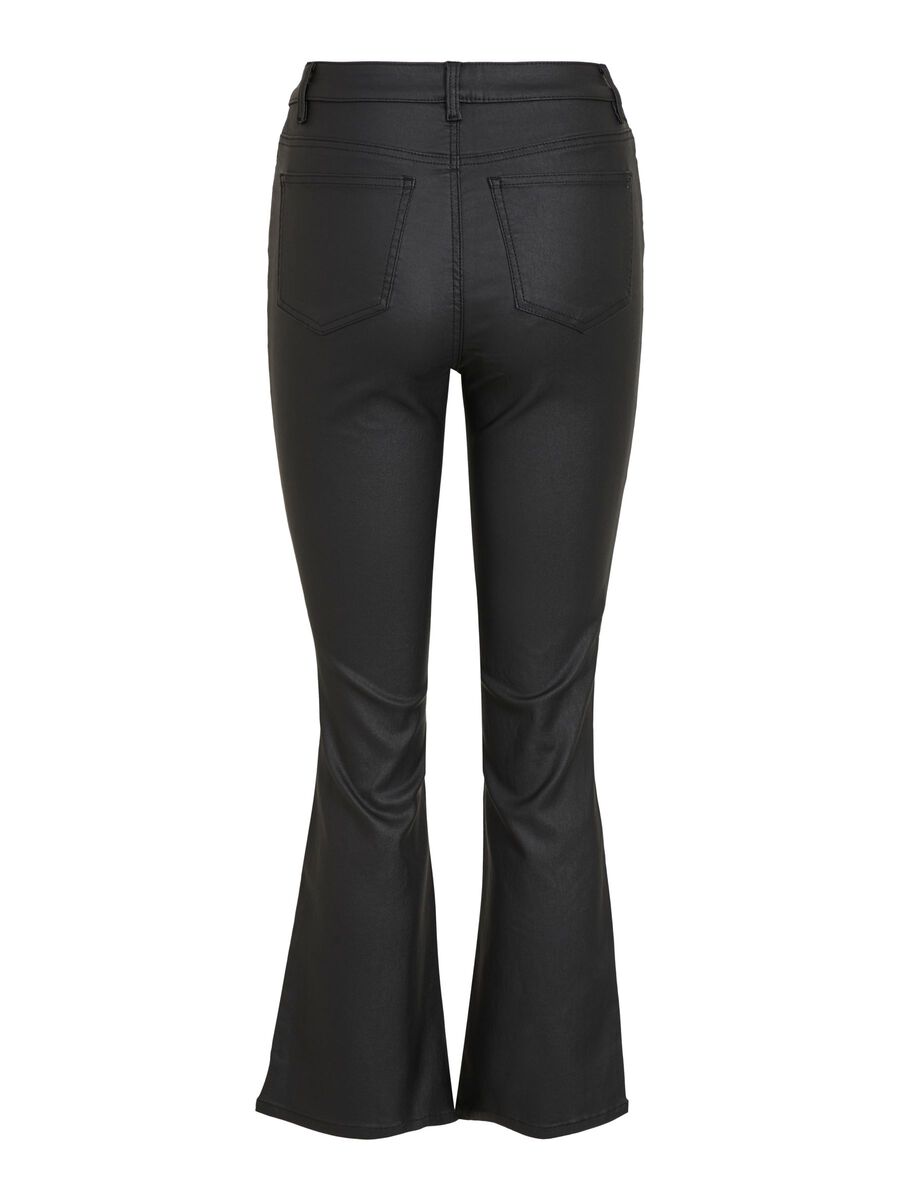 Object Collectors Item COATED FLARED TROUSERS, Black, highres - 23034444_Black_002.jpg
