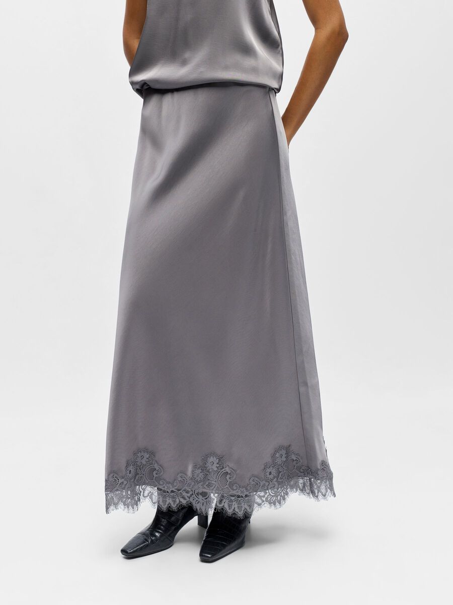 Product carousel image - OBJECT COLLECTORS ITEM MAXI SKIRT, Brushed Nickel | 1