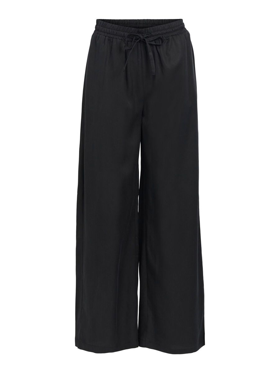 Object Collectors Item RELAXED WIDE-LEG TROUSERS, Black, highres - 23040665_Black_001.jpg
