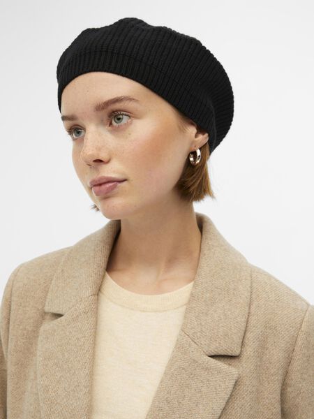 Object Collectors Item KNITTED BERET, Black, highres - 23042585_Black_003.jpg