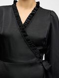Product image thumbnail - MAXI LENGTH WRAP DRESS, Black | 5