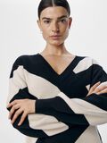 OBJECT V-HALS STRIKKET KJOLE, Black, highres - 23047105_Black_1202653_006.jpg