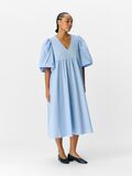 OBJECT PUFF SLEEVED MIDI DRESS, Cornflower Blue, highres - 23047070_CornflowerBlue_005.jpg