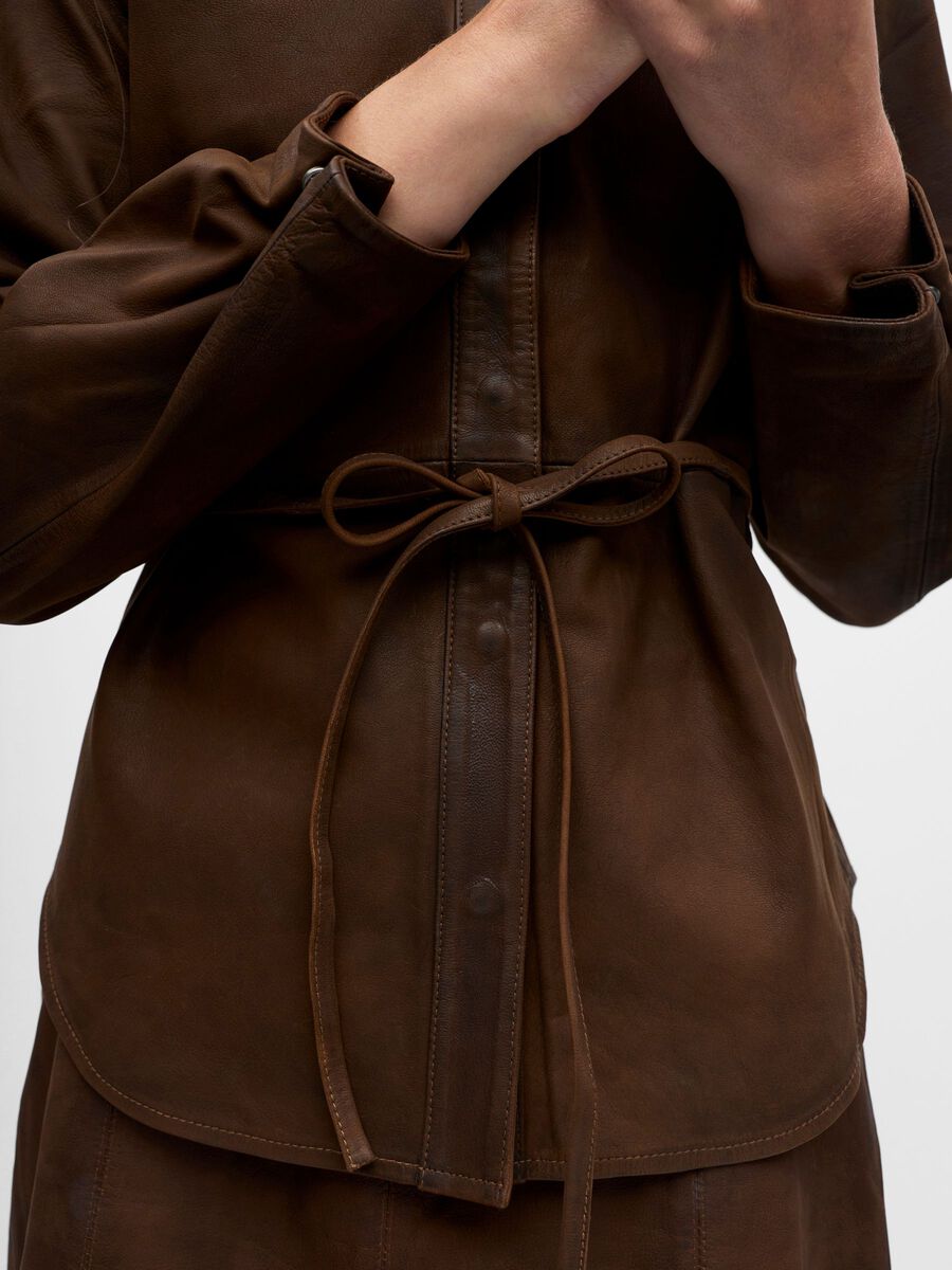 Carousel image - SUÈDE OVERHEMD, Cocoa Brown | 5