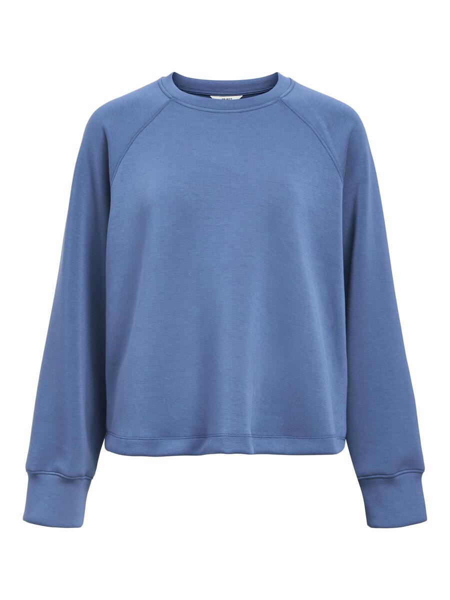 OBJECT KLASSIEKE SWEATSHIRT, Dark Denim, highres - 23047204_DarkDenim_001.jpg