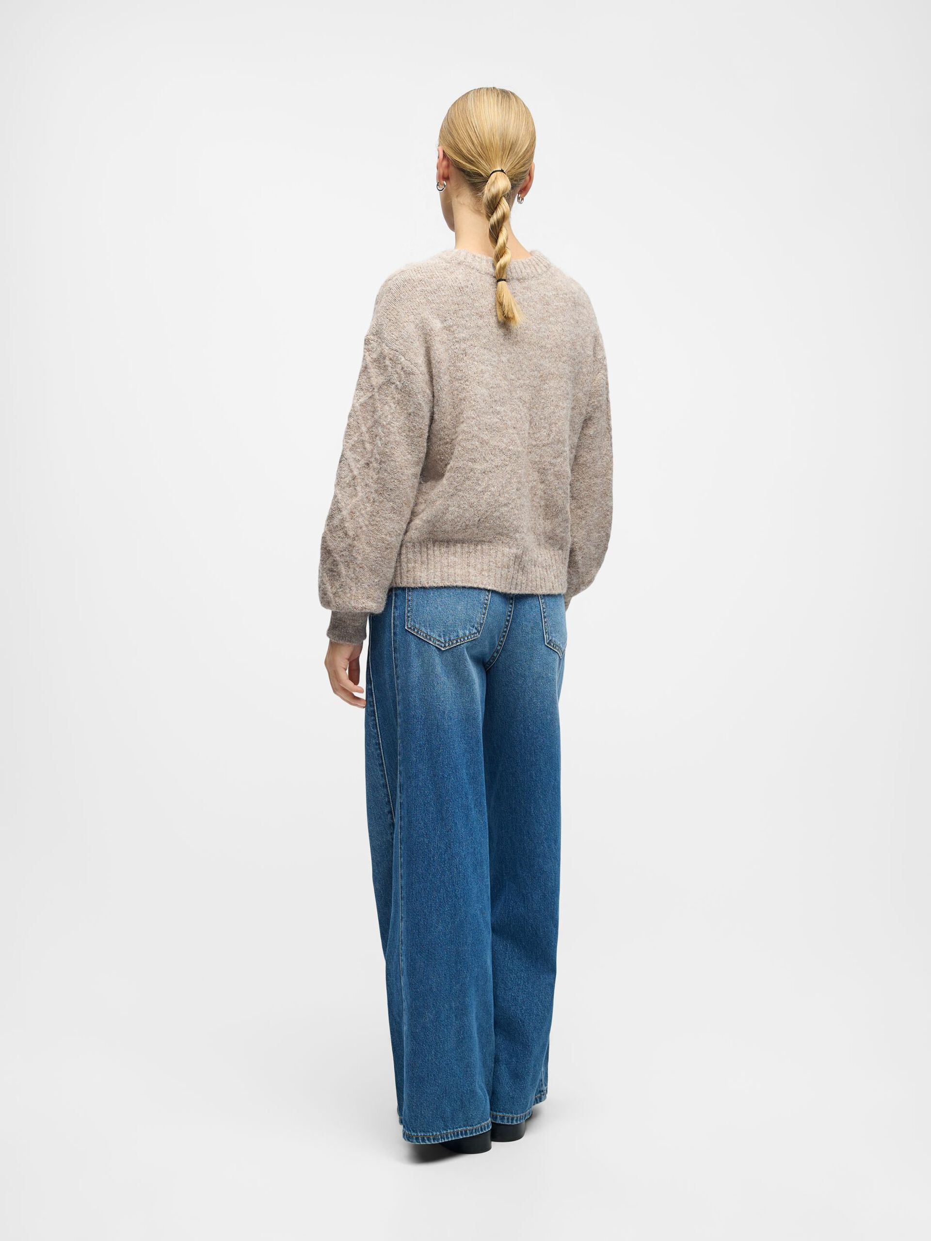 Carousel image - EN MAILLE PULLOVER, Humus | 3
