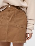 Object Collectors Item TWILL MINI SKIRT, Tobacco Brown, highres - 23043666_TobaccoBrown_006.jpg