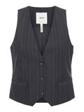 OBJECT NÅLESTRIBET VEST, Dark Grey Melange, highres - 23037329_DarkGreyMelange_001.jpg