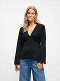 Product image thumbnail - FITTED BLAZER, Black | 1
