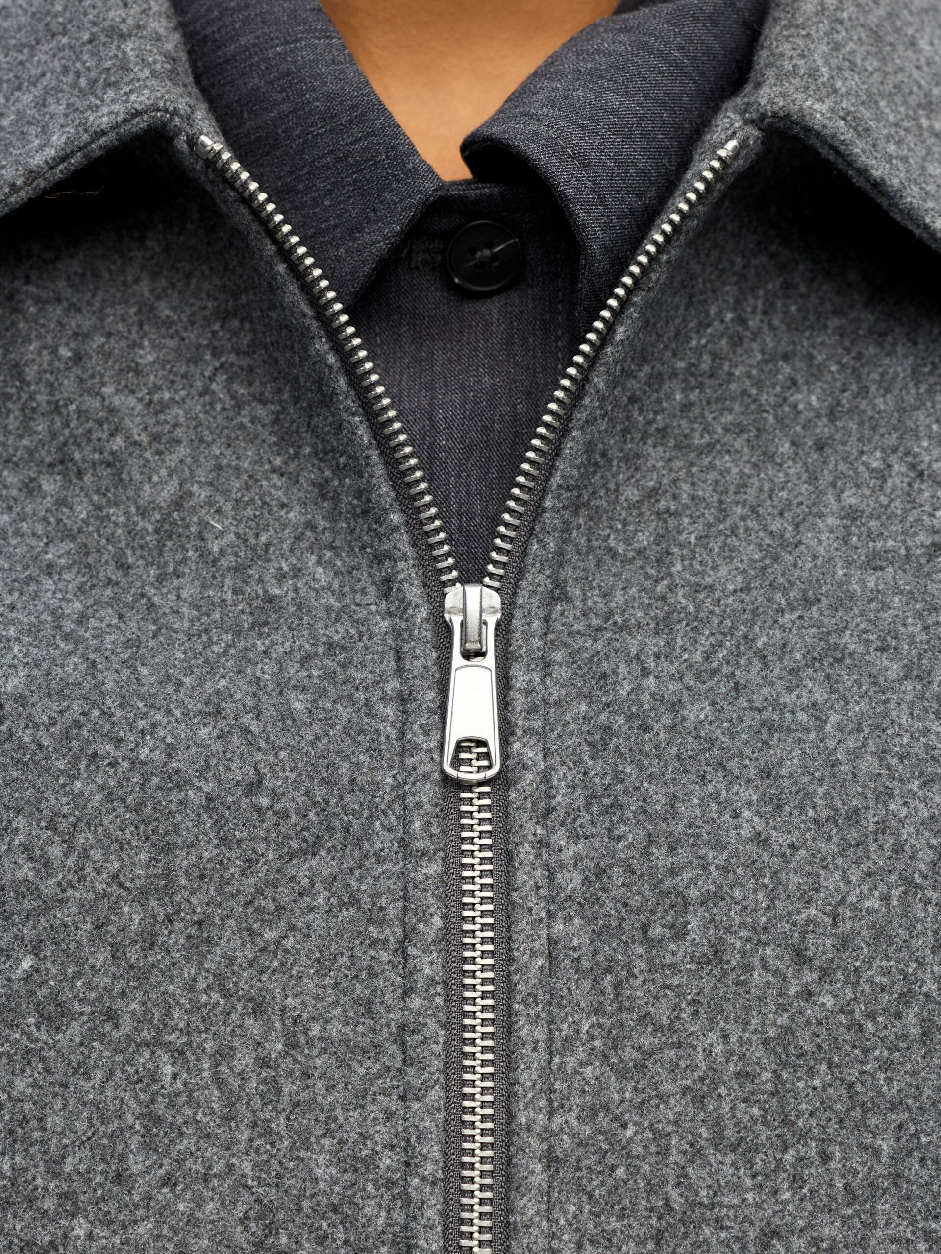 Carousel image - KURZE JACKE, Dark Grey Melange | 6