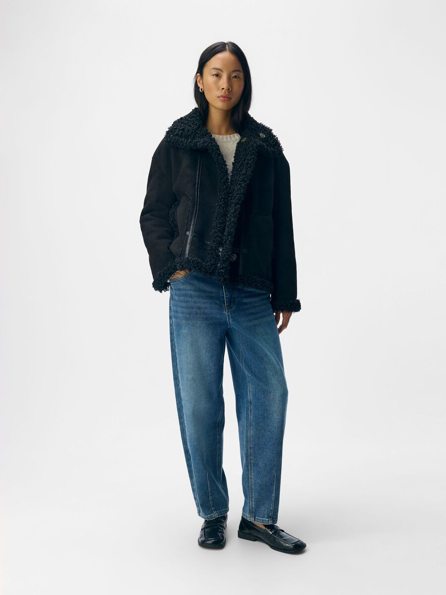 Product carousel image - LAMMFELLIMITAT JACKE, Black | 7
