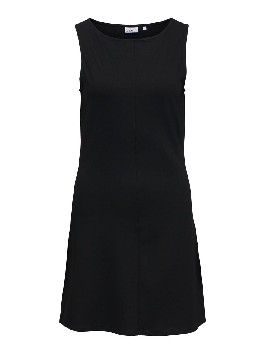 Product carousel image - SLEEVELESS MINI DRESS, Black | 1