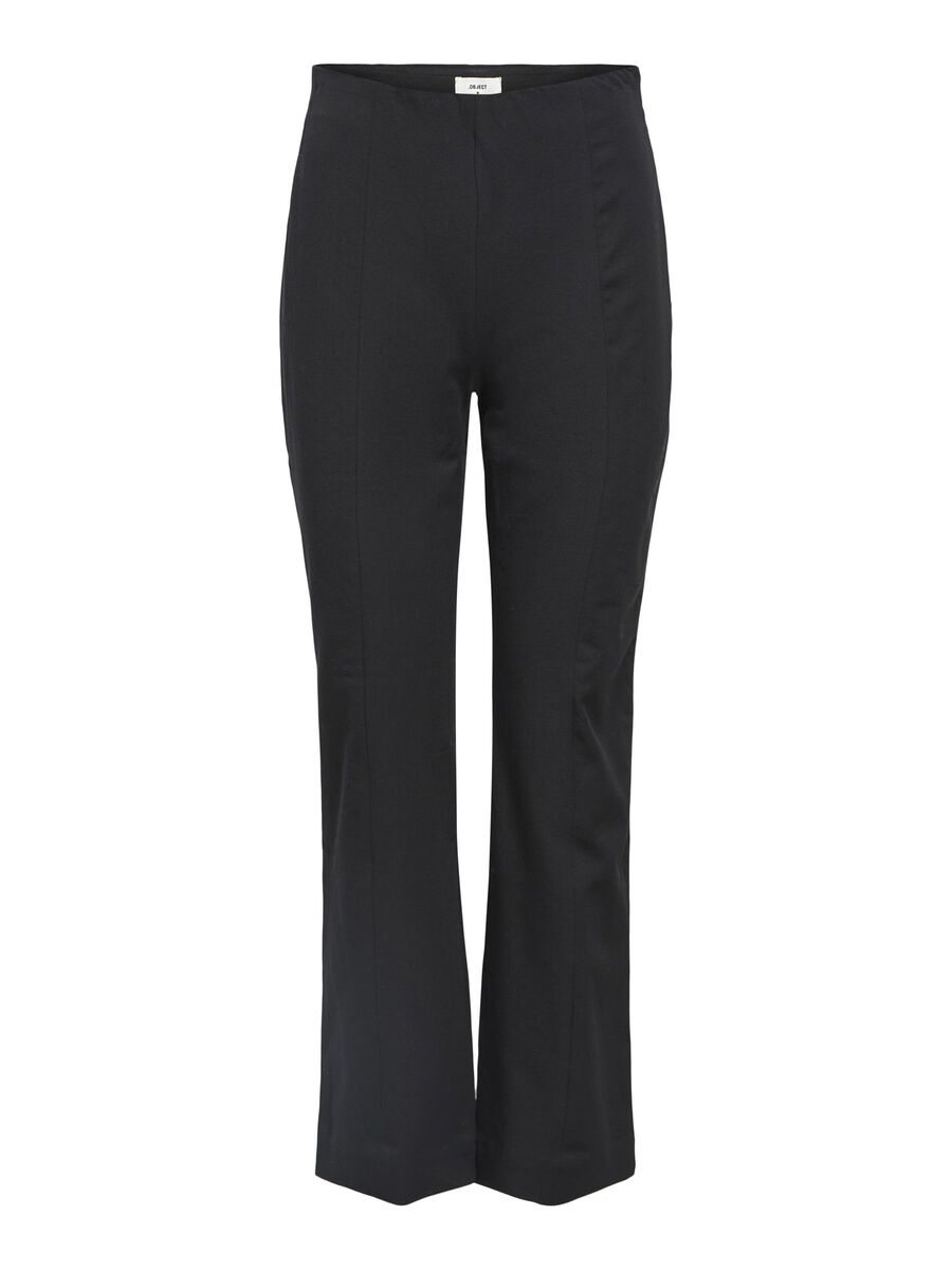 Product carousel image - SLIM FIT TROUSERS, Black | 1