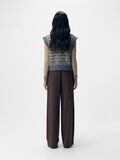Product image thumbnail - DÉTAILLÉ GILET TRICOTÉ, Baby Lavender | 3