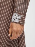 Product image thumbnail - MAXI LENGTH SHIRT DRESS, Cocoa Brown | 5