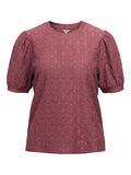 Product image thumbnail - BRODERIE  TOP, Rose Brown | 1