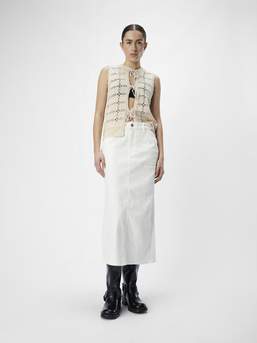 OBJECT DENIM MAXI SKIRT, Cloud Dancer, highres - 23044162_CloudDancer_005.jpg