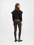 Product image thumbnail - OBJBELLE LEGGINGS, Seal Brown | 3
