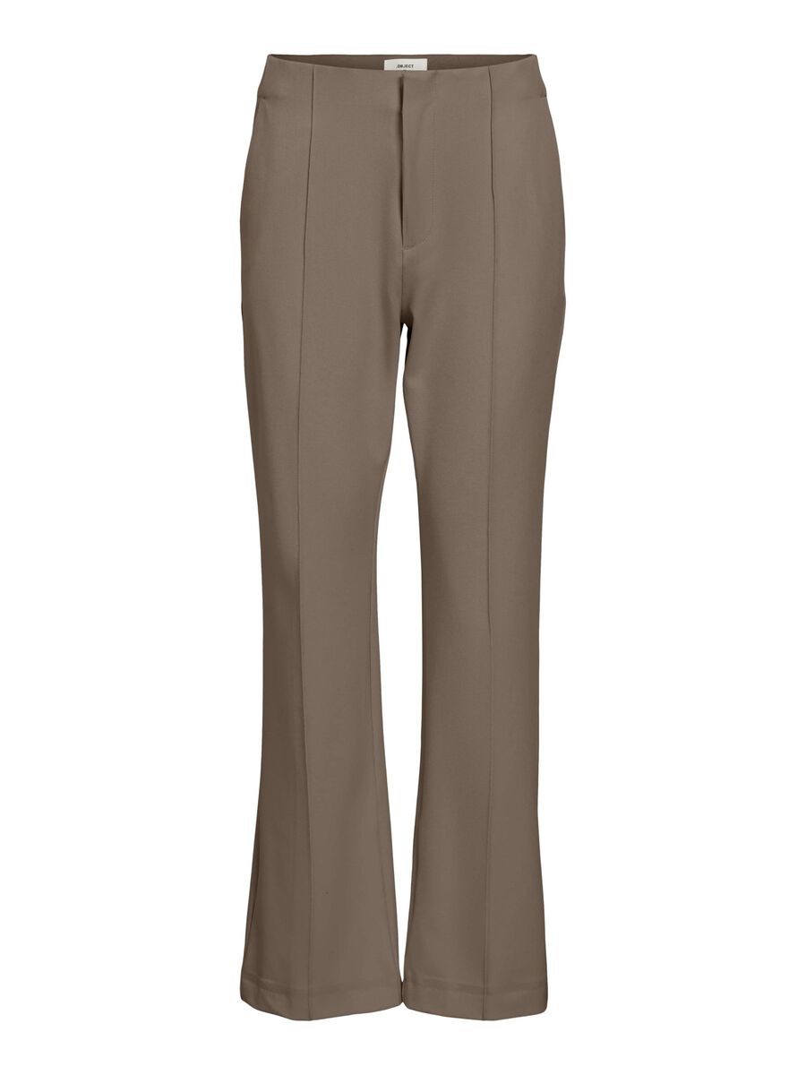 intellektuel Tochi træ væske FIGURSYET TROMPETBUKSER (Brown) | Object Collectors Item®
