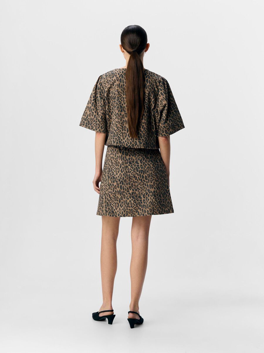 OBJECT LEOPARD PRINT DENIM SKIRT, Incense, highres - 23047905_Incense_1229449_004.jpg