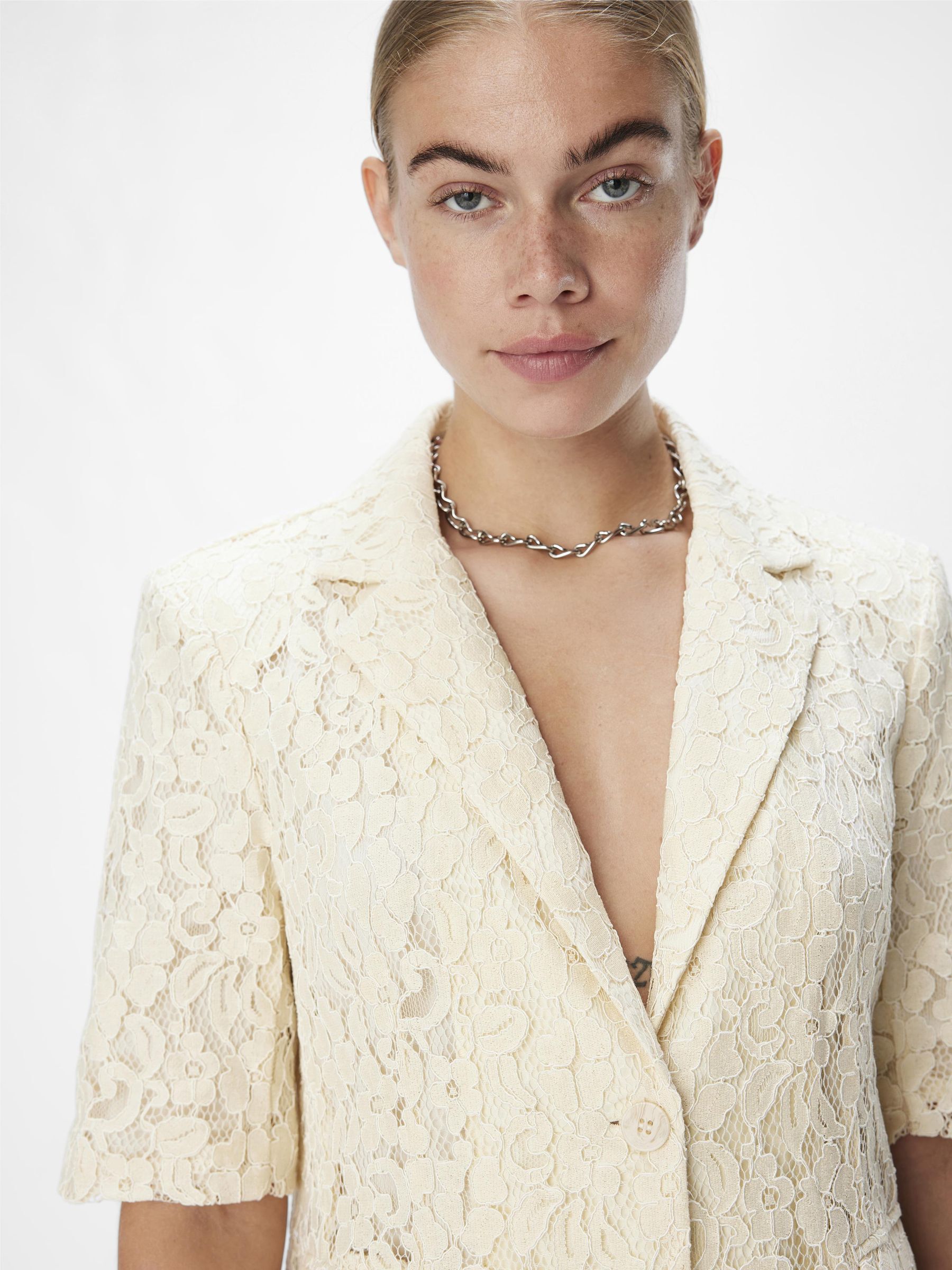 LACE BLAZER Grey .OBJECT CI Ireland
