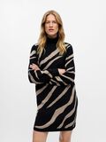 Product image thumbnail - OBJRAY KNITTED DRESS, Black | 2