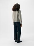 Product image thumbnail - KNITTED PULLOVER, Light Grey Melange | 3