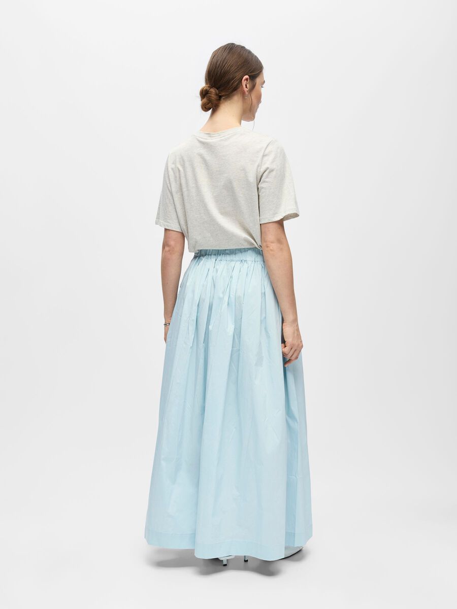 Carousel image - A-LINE MAXI SKIRT, Winter Sky | 4