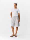 OBJECT HIGH WAISTED BERMUDA SHORTS, Light Grey Melange, highres - 23046313_LightGreyMelange_005.jpg
