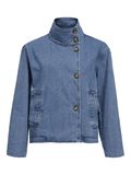 OBJECT VID PASSFORM JEANSJACKA, Medium Blue Denim, highres - 23046378_MediumBlueDenim_001.jpg