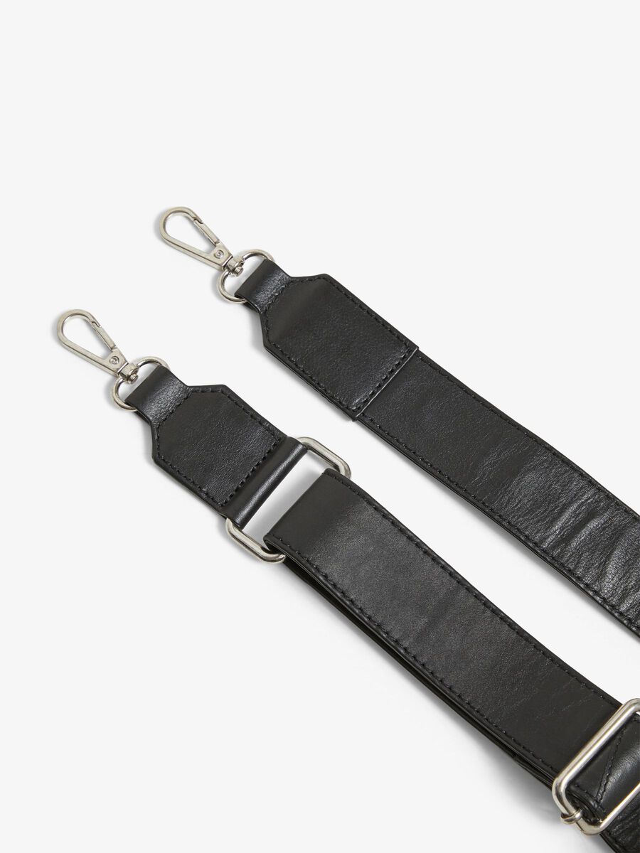 Carousel image - LEATHER BUM BAG, Black | 5