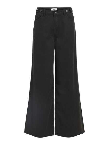 OBJECT WIDE FIT JEANS, Black, highres - 23047019_Black_1198088_001.jpg