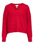 OBJECT V-AUSSCHNITT STRICKPULLOVER, Flame Scarlet, highres - 23045921_FlameScarlet_001.jpg