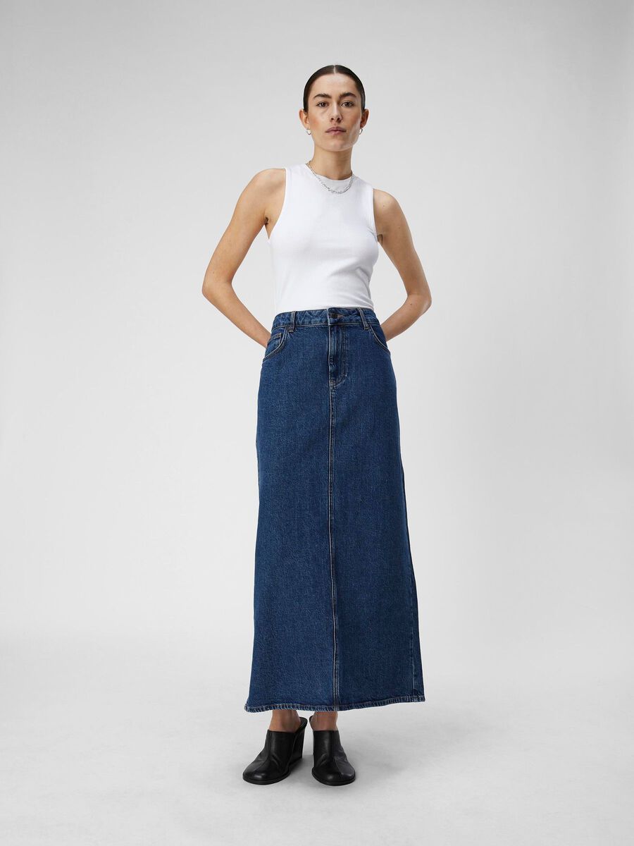 OBJECT DENIM MAXI SKIRT, Medium Blue Denim, highres - 23044363_MediumBlueDenim_005.jpg