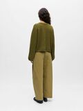 Product image thumbnail - KNITTED CARDIGAN, Fir Green | 3