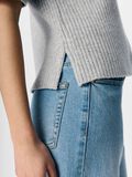 OBJECT RIBBEDE STRIKKET TOP, Light Grey Melange, highres - 23046911_LightGreyMelange_006.jpg