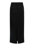 Product image thumbnail - LINEN PENCIL SKIRT, Black | 2