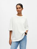 Product image thumbnail - OVERSIZED T-SHIRT, Cloud Dancer | 2