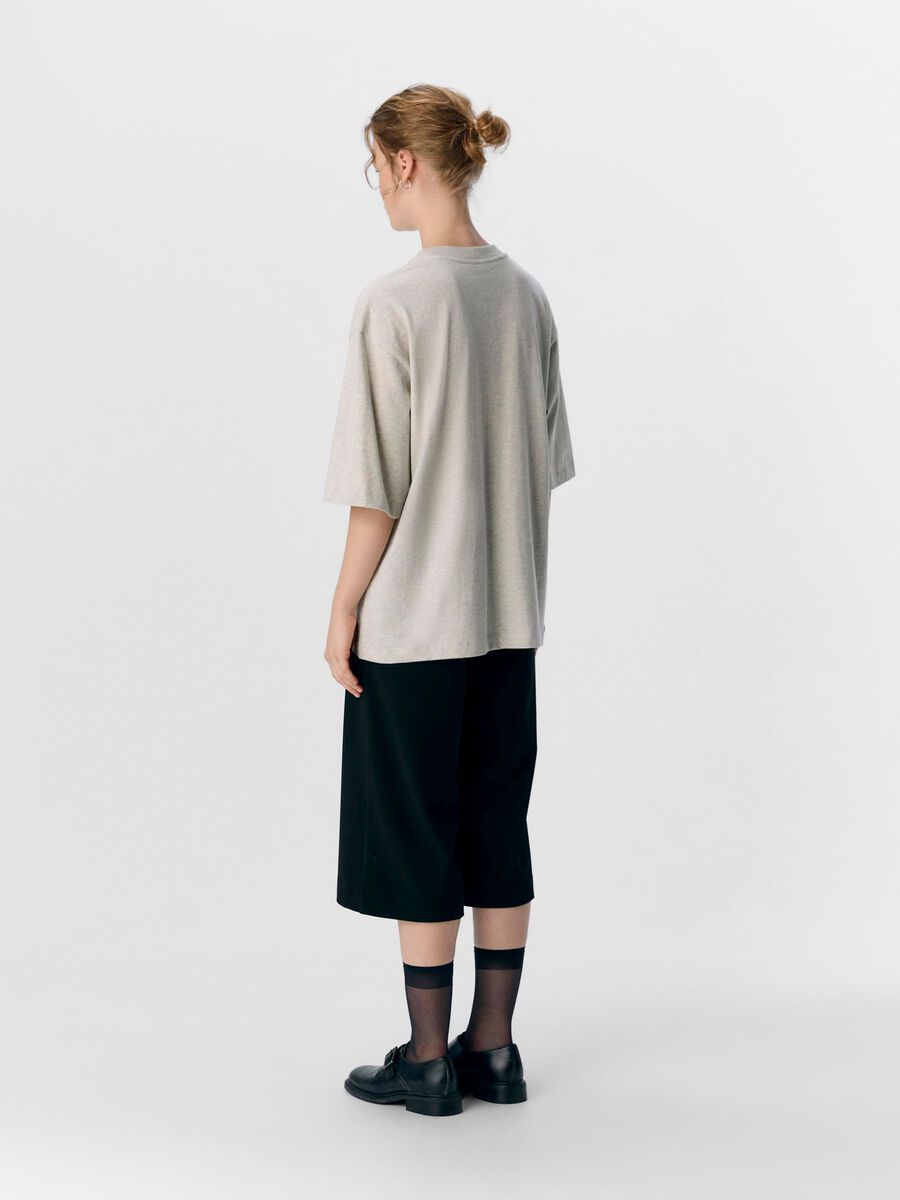 OBJECT OVERSIZED T-SHIRT, Light Grey Melange, highres - 23043497_LightGreyMelange_1106287_004.jpg