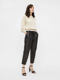 Object Collectors Item HIGH WAISTED LEATHER TROUSERS, Black, highres - 23035258_Black_005.jpg