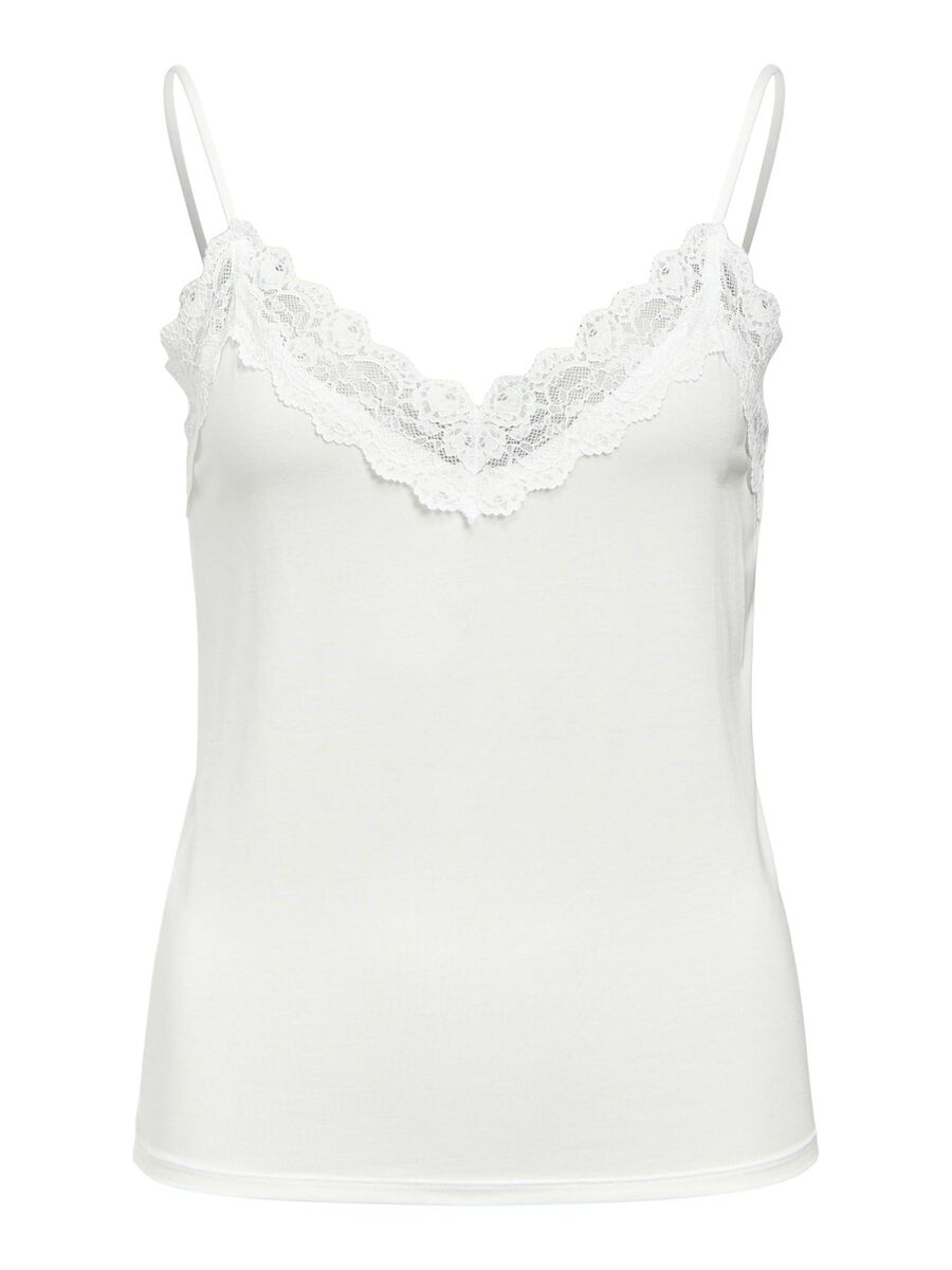 OBJECT LACE SLEEVELESS TOP, White, highres - 23031016_White_001.jpg