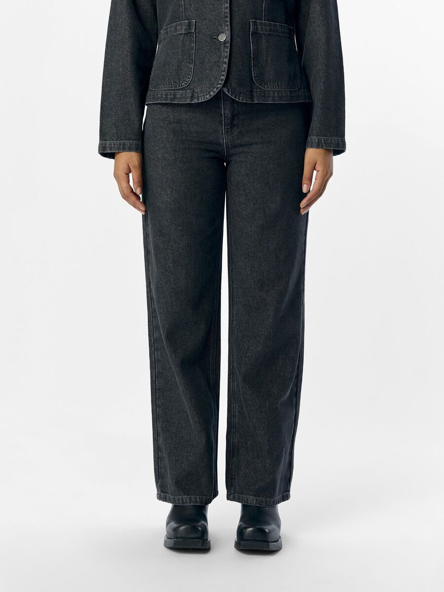 OBJECT WIDE LEG JEANS, Dark Grey Denim, highres - 23046617_DarkGreyDenim_003.jpg