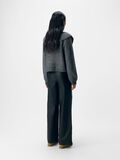 Product image thumbnail - STATEMENT KNITTED CARDIGAN, Medium Grey Melange | 3