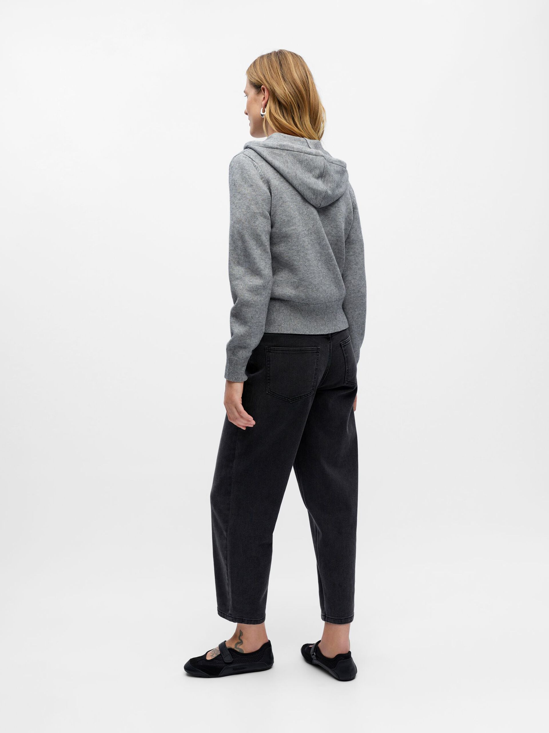 Carousel image - CASUAL HOODIE, Medium Grey Melange | 3