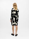 Product image thumbnail - OBJRAY KNITTED DRESS, Black | 3