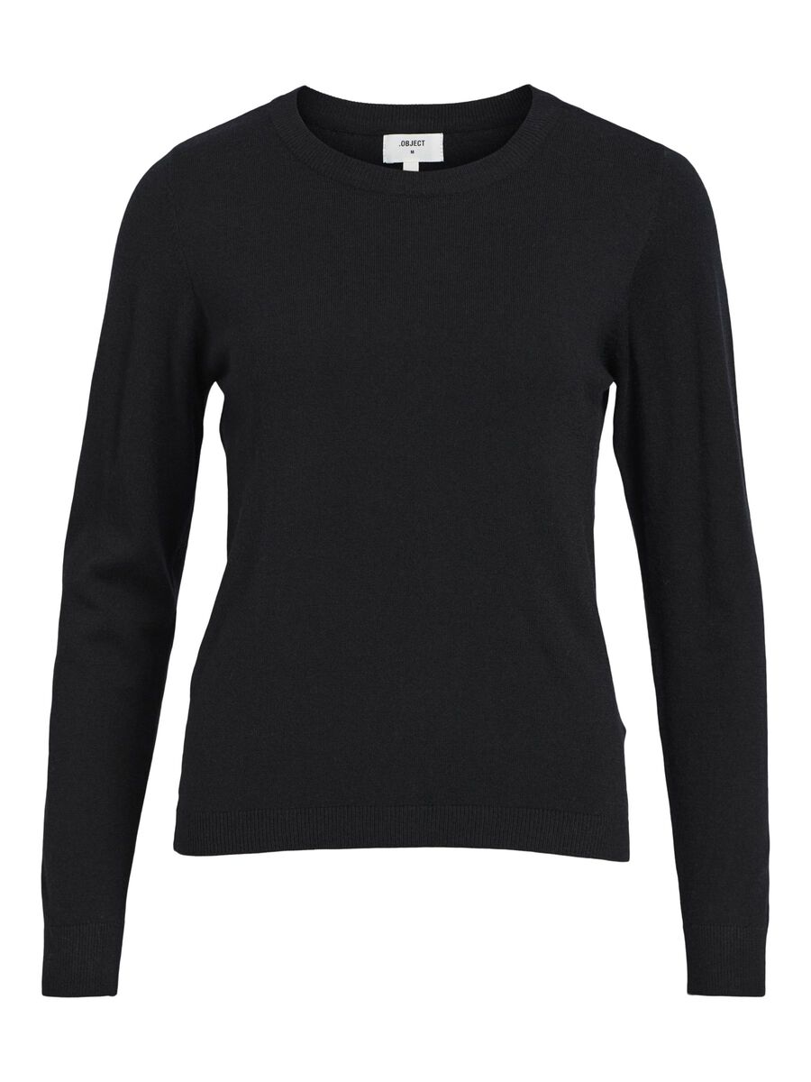 Object Collectors Item OBJTHESS STRIKKET PULLOVER, Black, highres - 23034469_Black_001.jpg