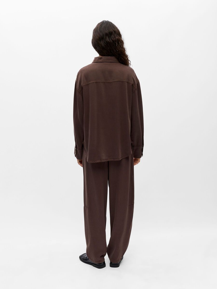 Product carousel image - TASCHEN-DETAIL JEANSHEMD, Seal Brown | 2