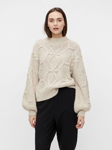 Object Collectors Item CABLE KNIT JUMPER, Silver Gray, highres - 23035767_SilverGray_868269_003.jpg